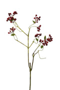 Fake Red Cranberry Stem