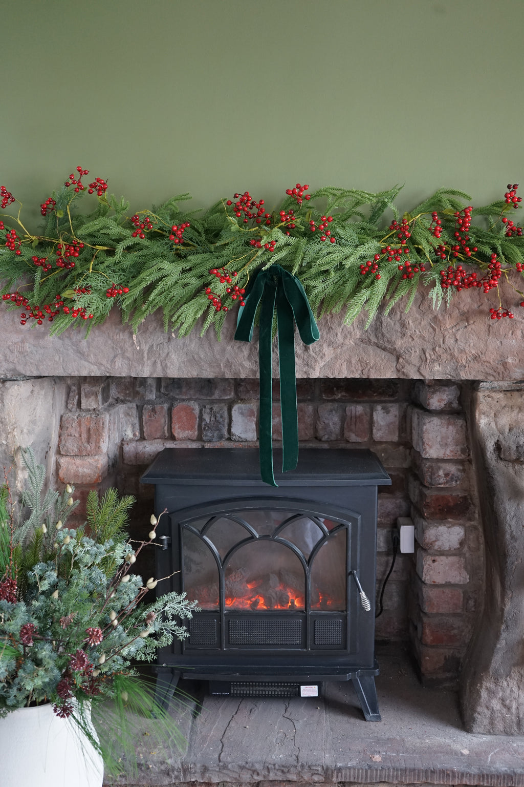 Faux Pine Garland