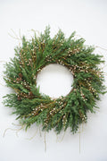 Faux White Berry Wreath