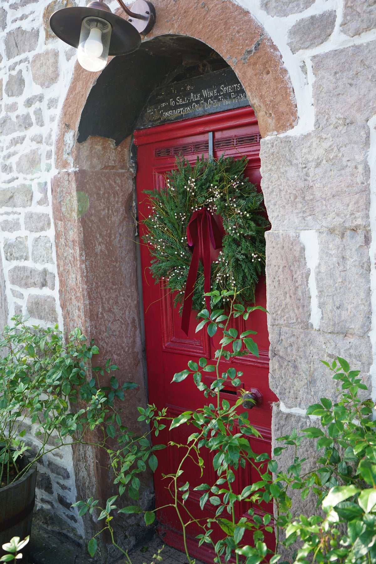 Faux White Berry Wreath