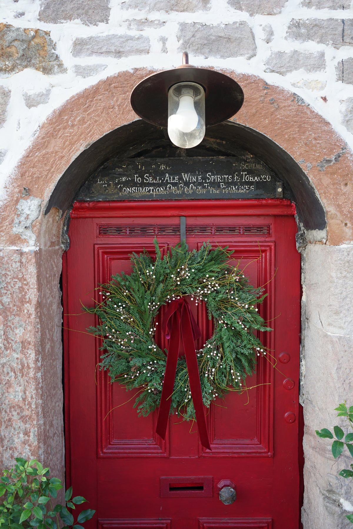 Faux White Berry Wreath