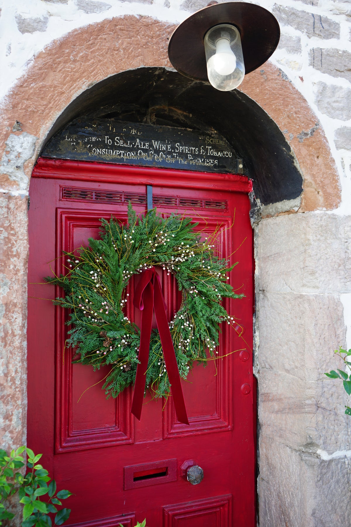 Faux White Berry Wreath