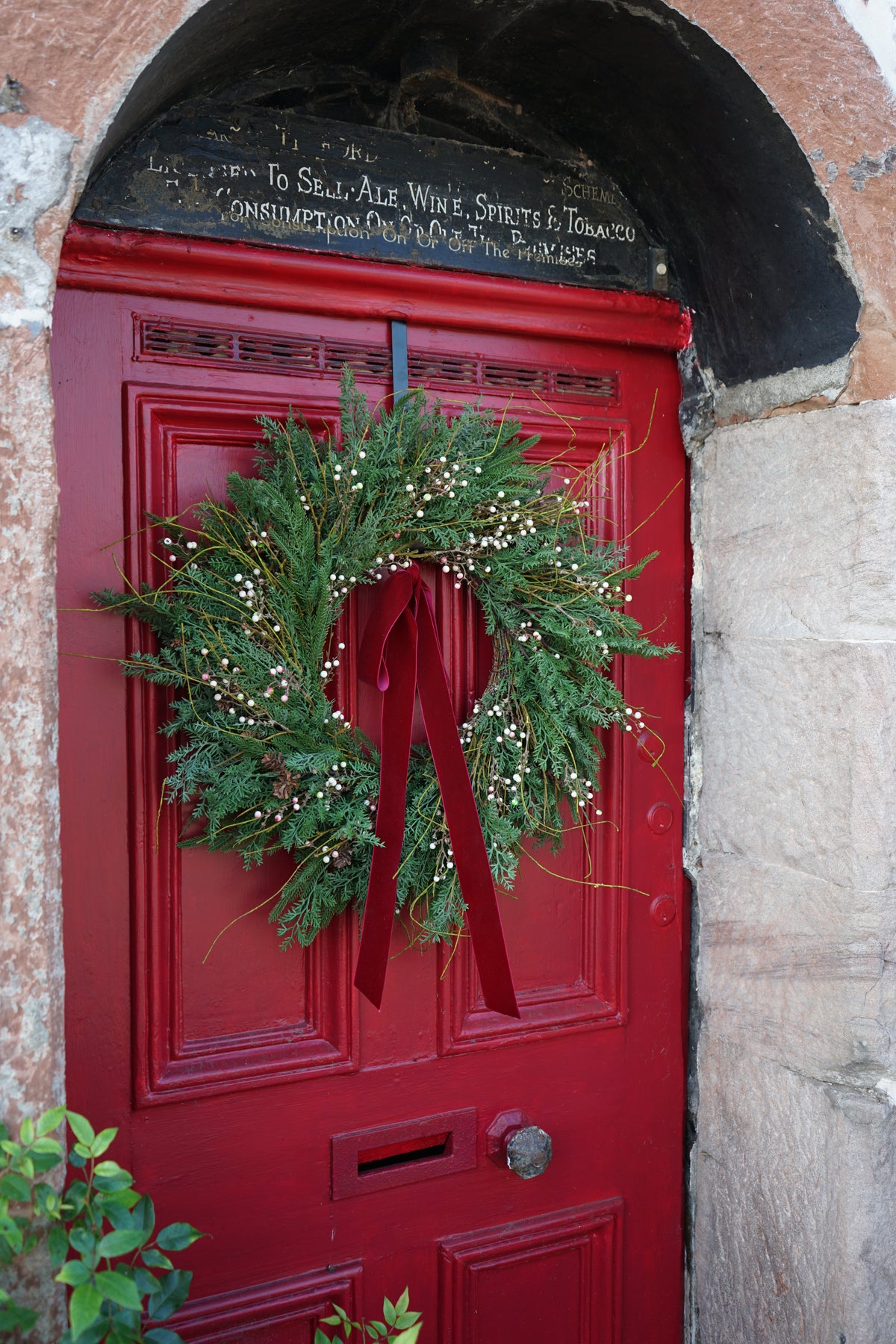 Faux White Berry Wreath