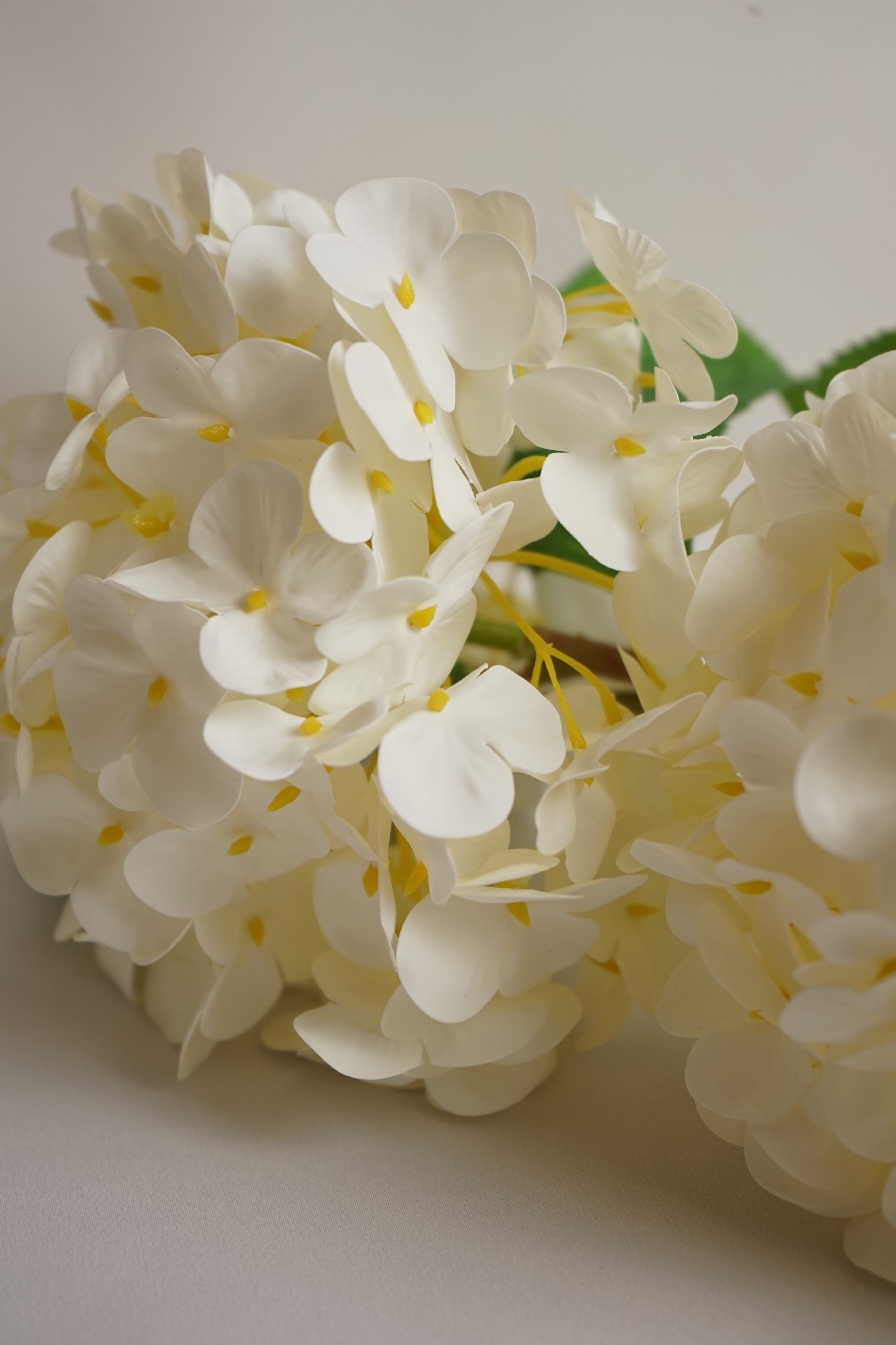Faux Real Touch Cream Hydrangea
