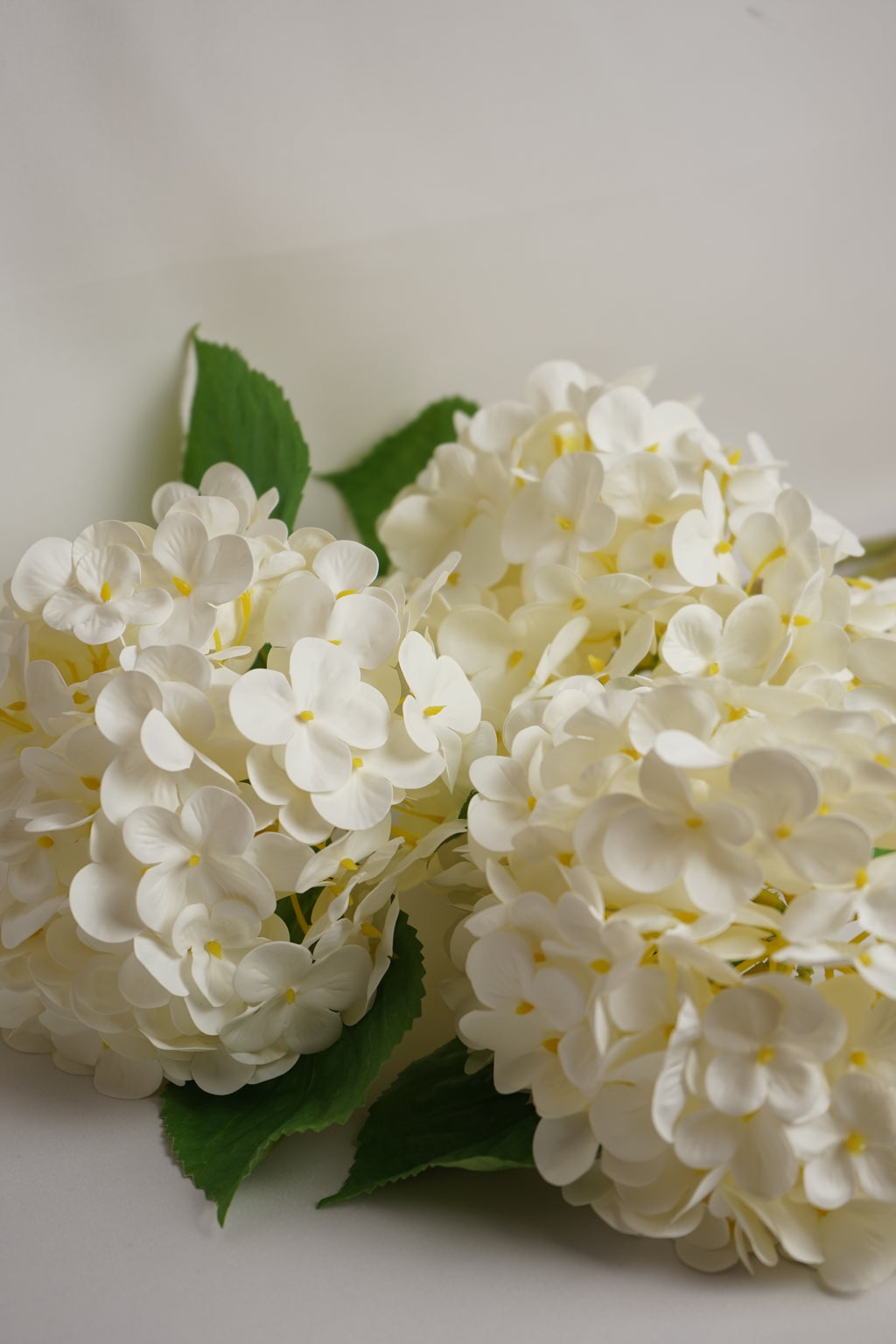 Faux Real Touch Cream Hydrangea
