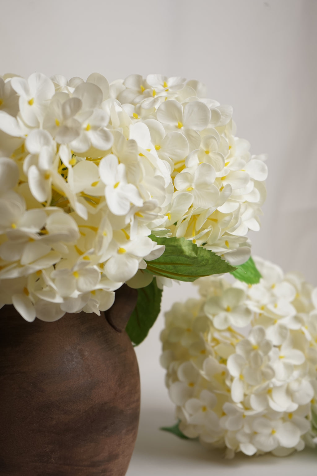 Faux Real Touch Cream Hydrangea