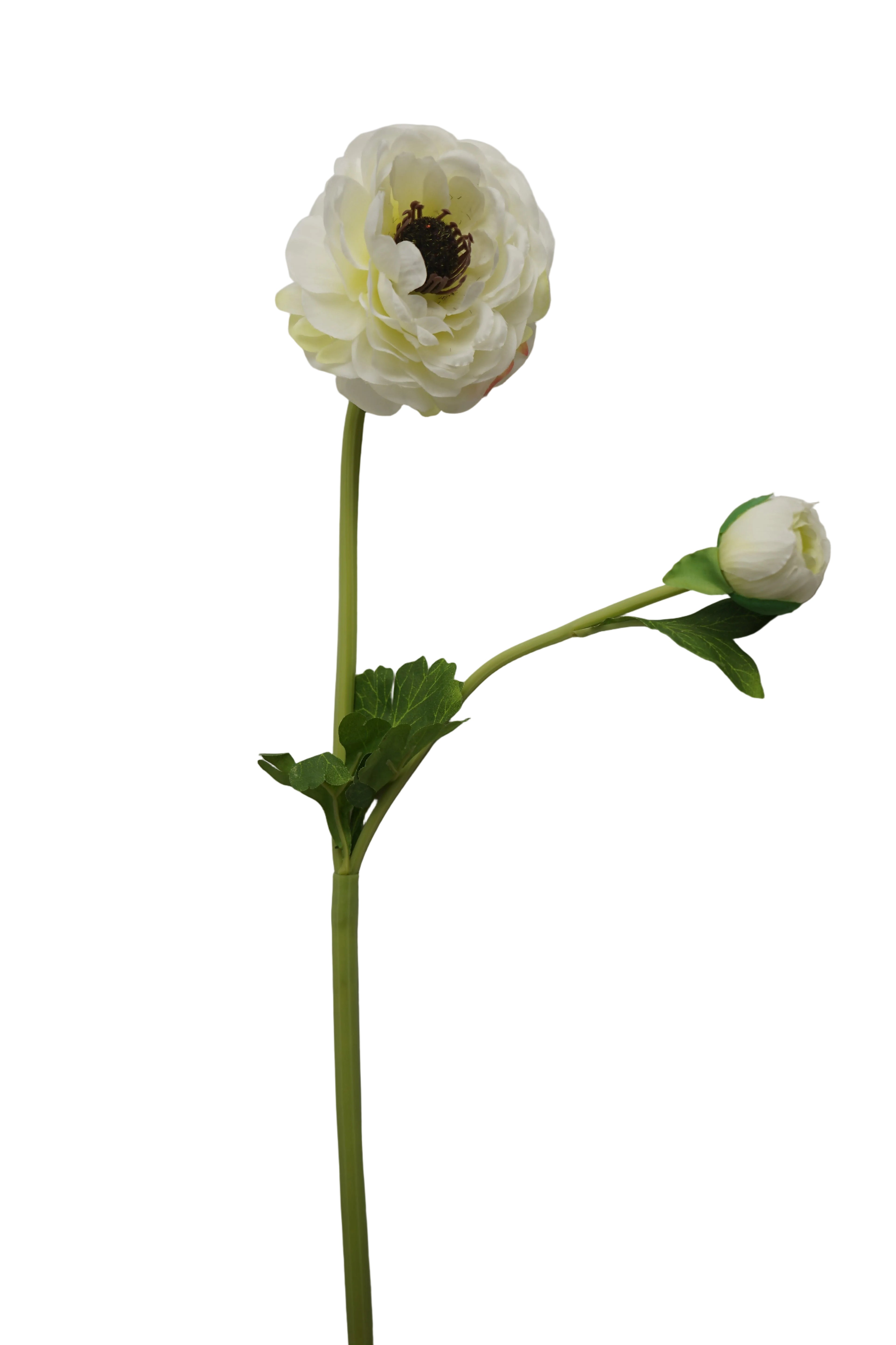 Faux White Ranunculus