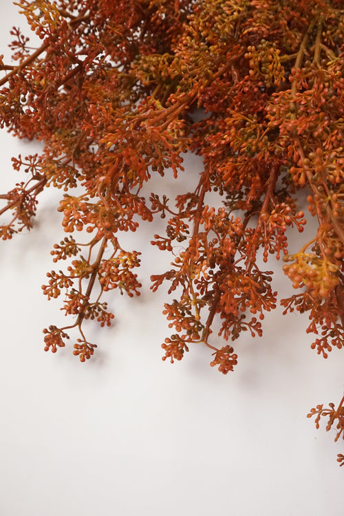 Faux Brown Sedum Berry Stem