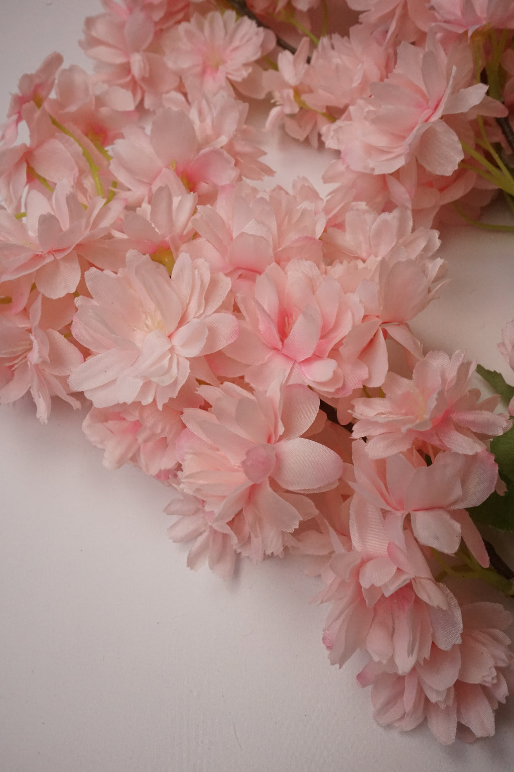 Faux Cherry Blossom Stem Pink