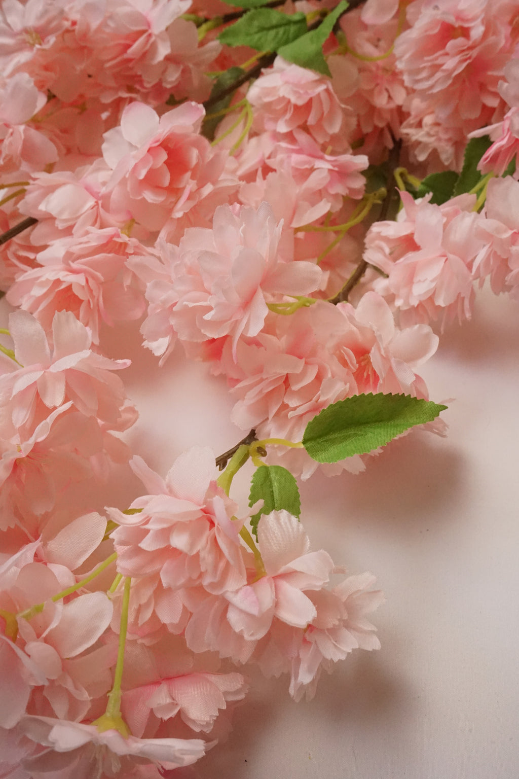 Faux Cherry Blossom Stem Pink