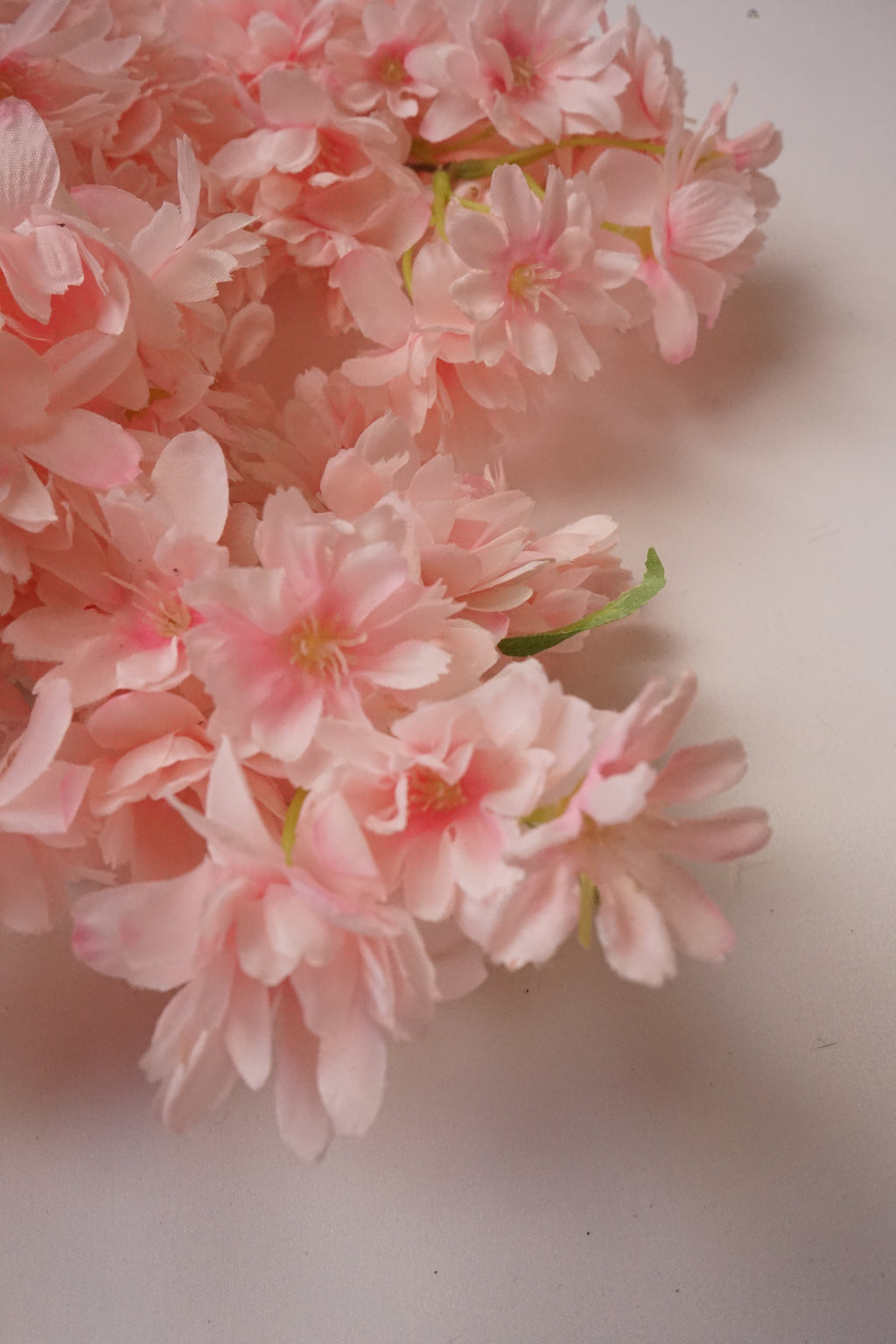 Faux Cherry Blossom Stem Pink