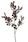 Faux Burgundy Smoke Tree Branch