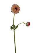 Faux Pink Ranunculus