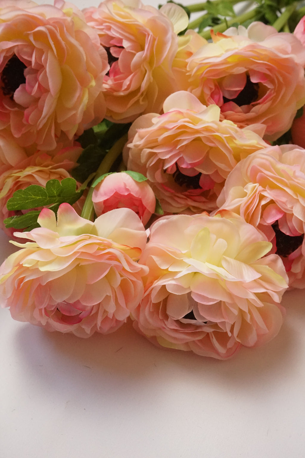 Faux Pink Ranunculus