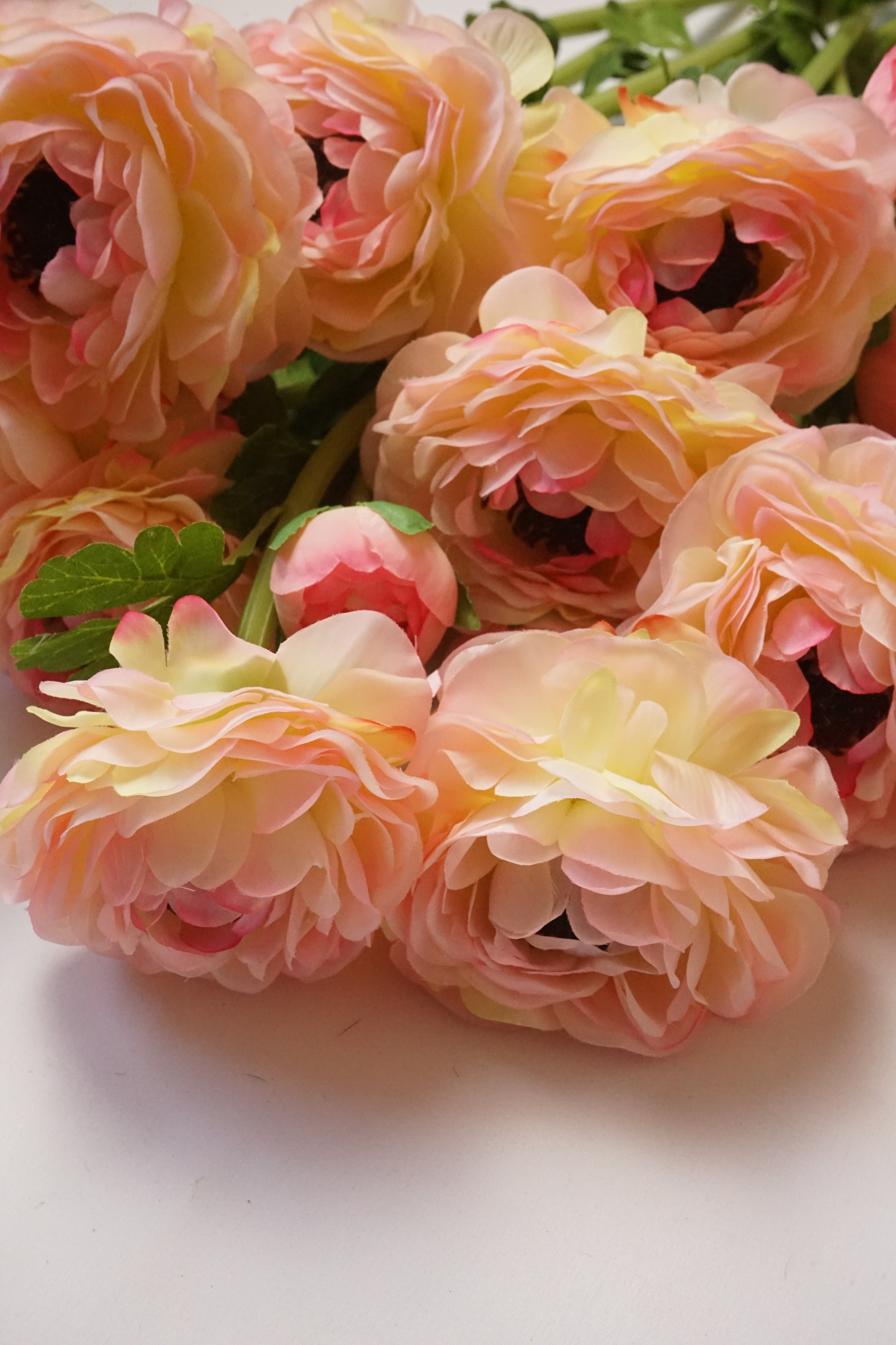 Faux Pink Ranunculus