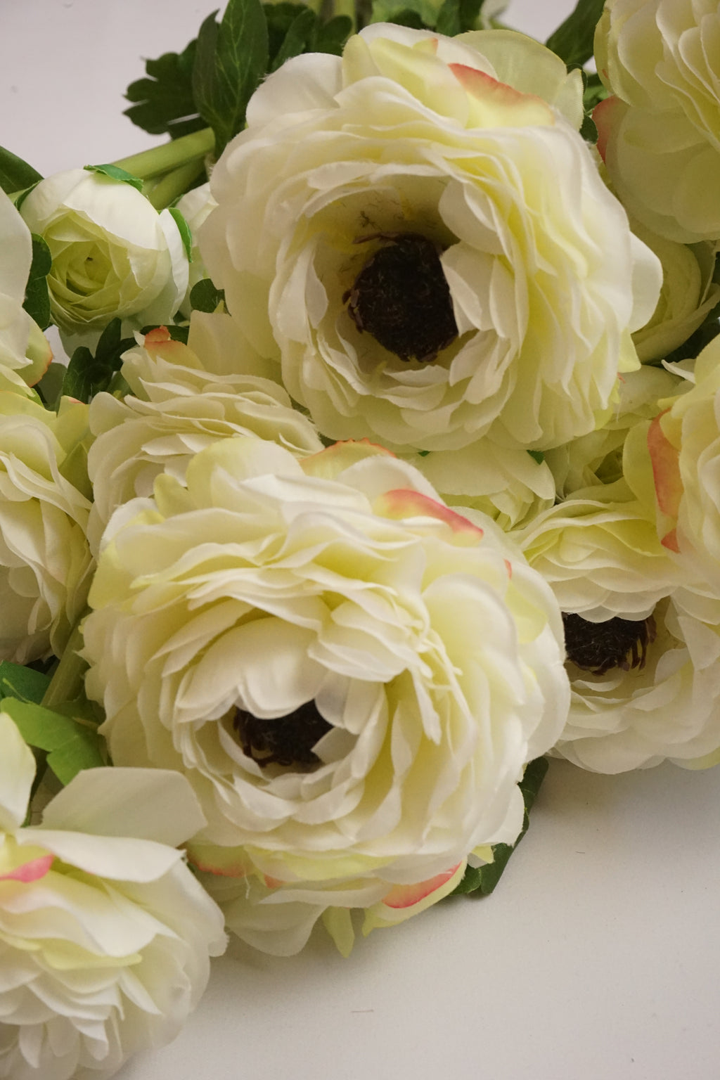Faux White Ranunculus