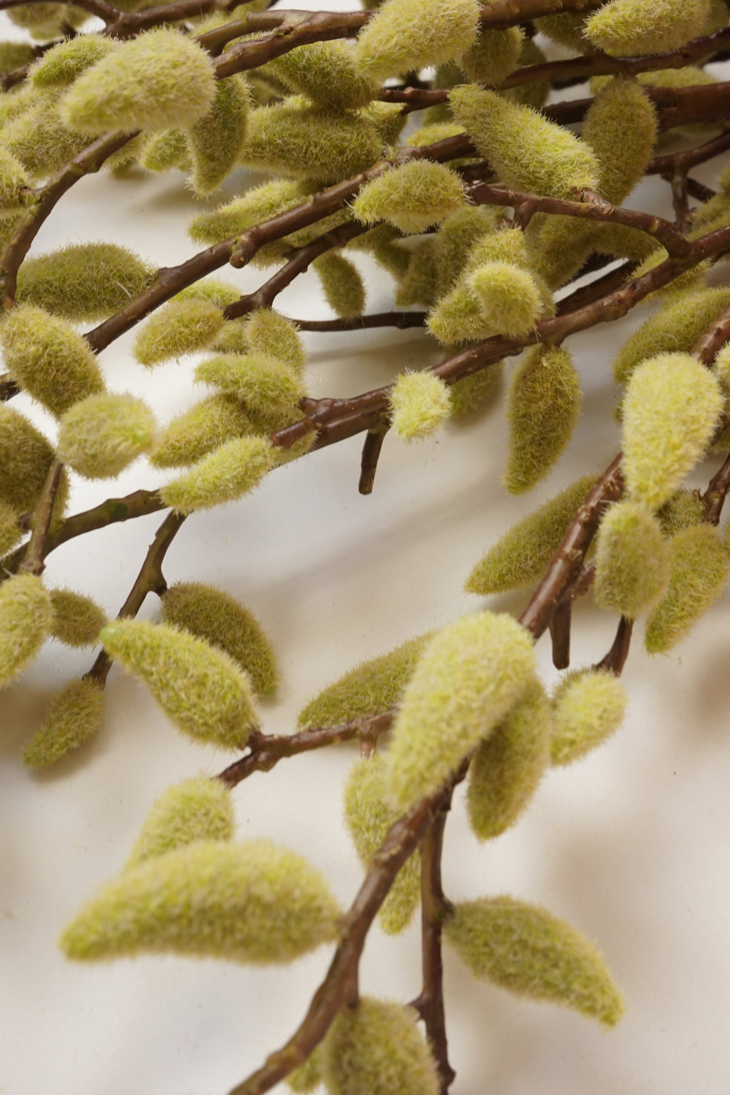 Faux Magnolia Bud Branch