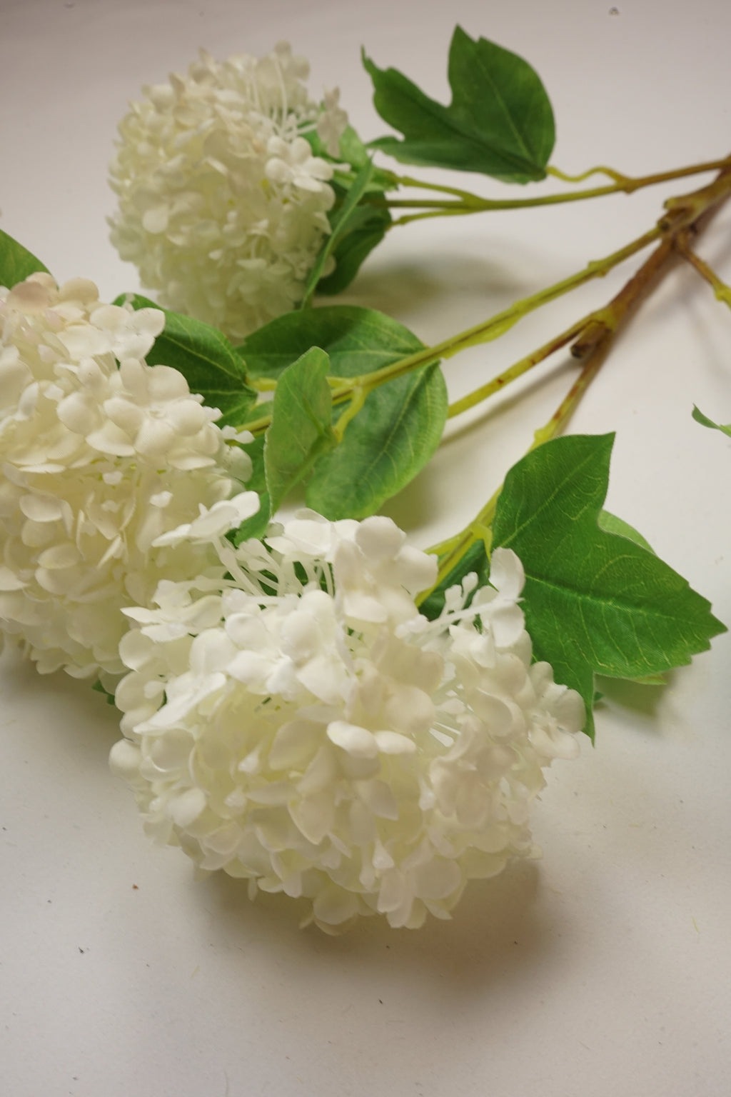 Faux Viburnum Branch white