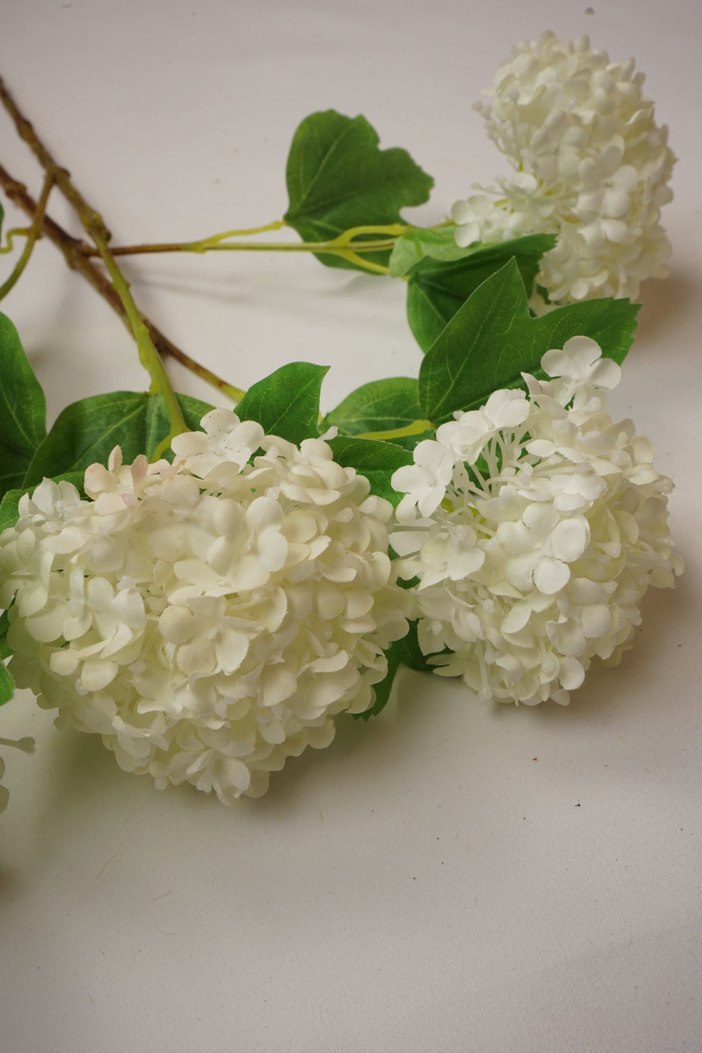 Faux Viburnum Branch white