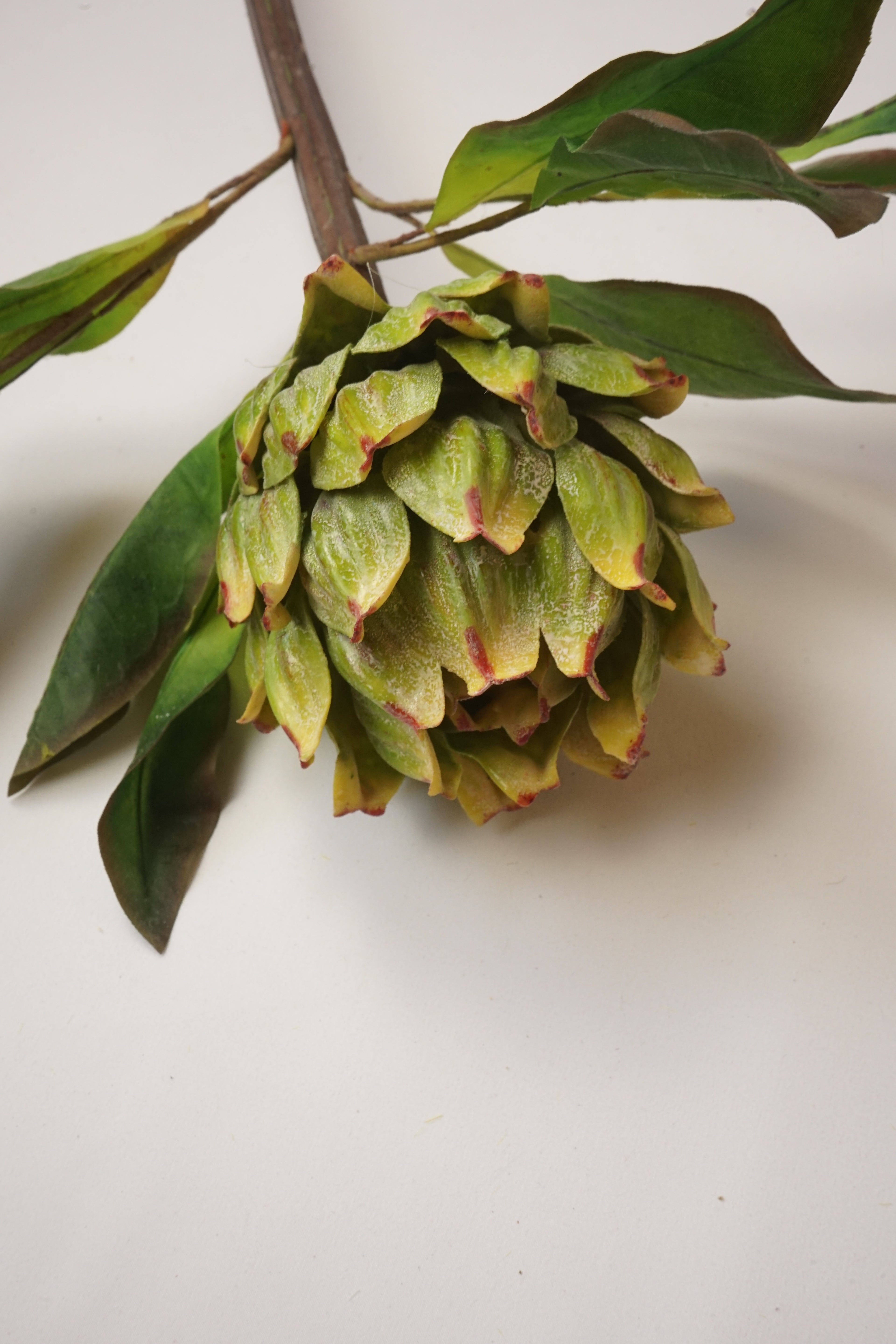 Faux Green Artichoke Stem