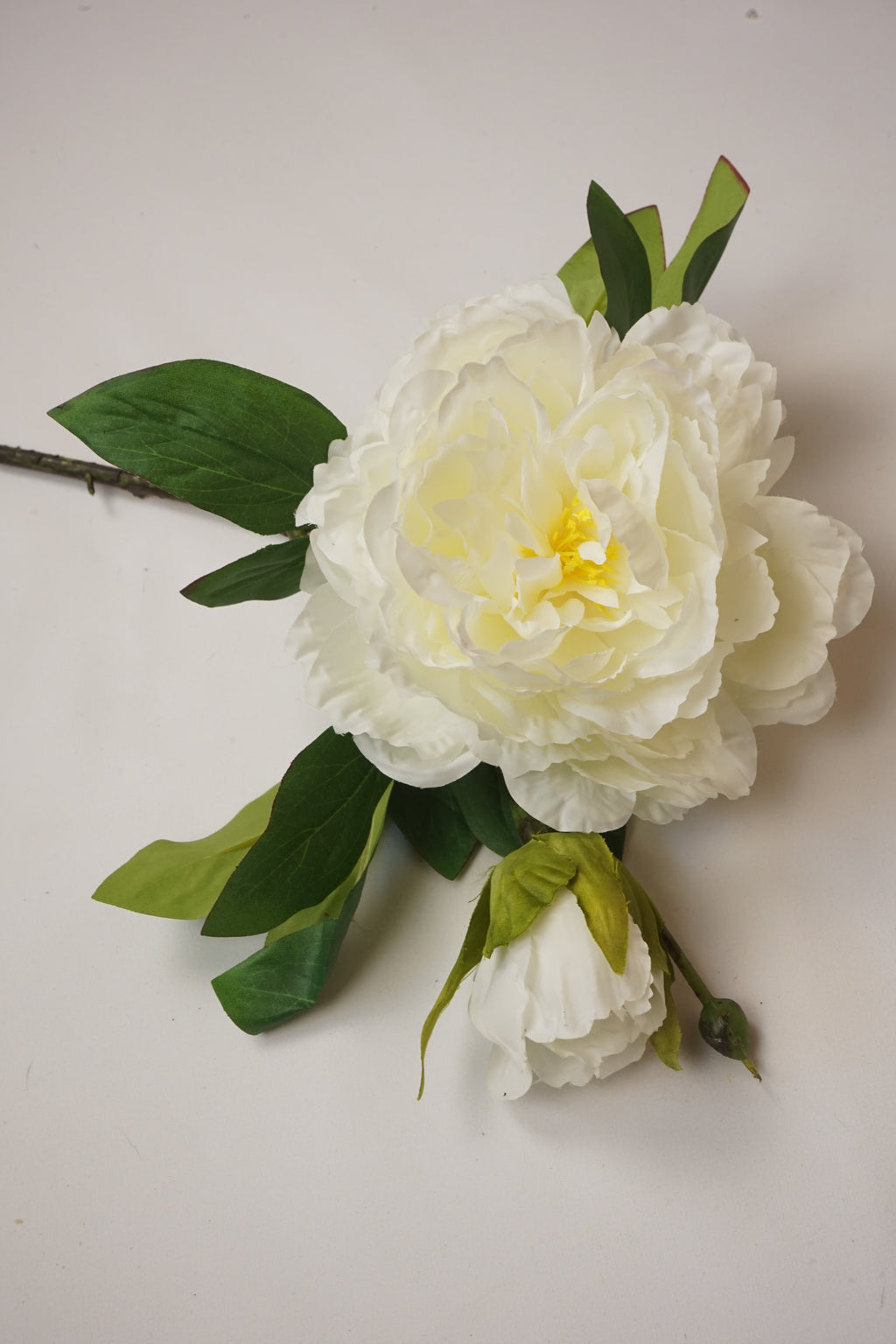 Faux Ivory & Lemon Peony