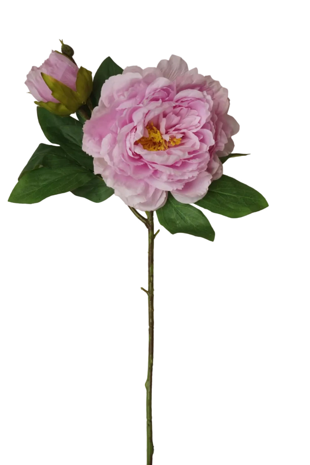 Faux Lilac Pink Peony