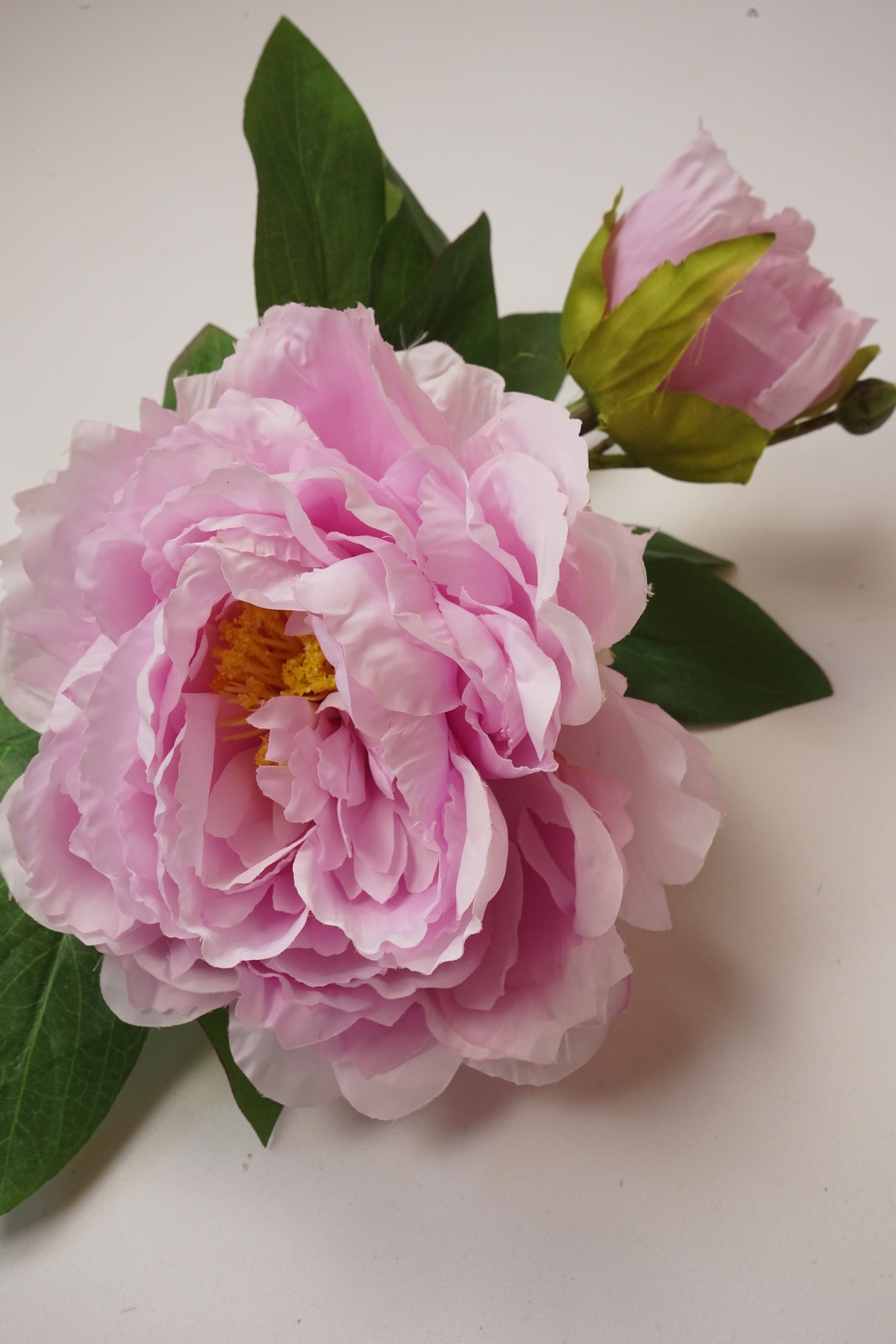 Faux Lilac Pink Peony