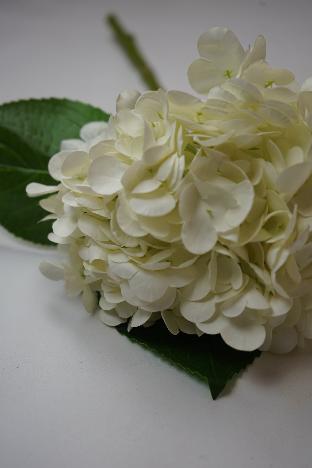 Faux Real Touch Fluffy White Hydrangea