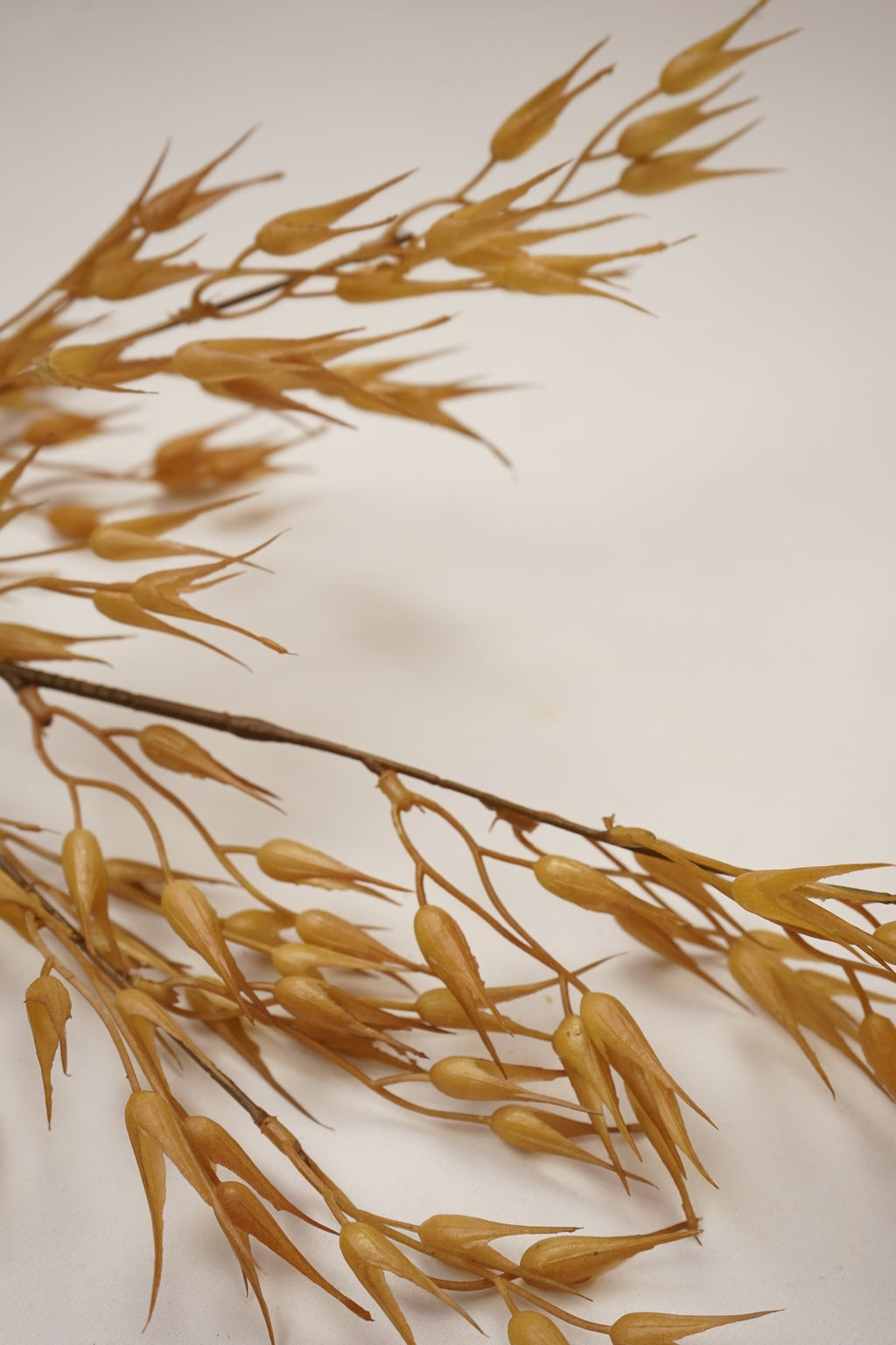 Faux Dried Oat Grass Spray
