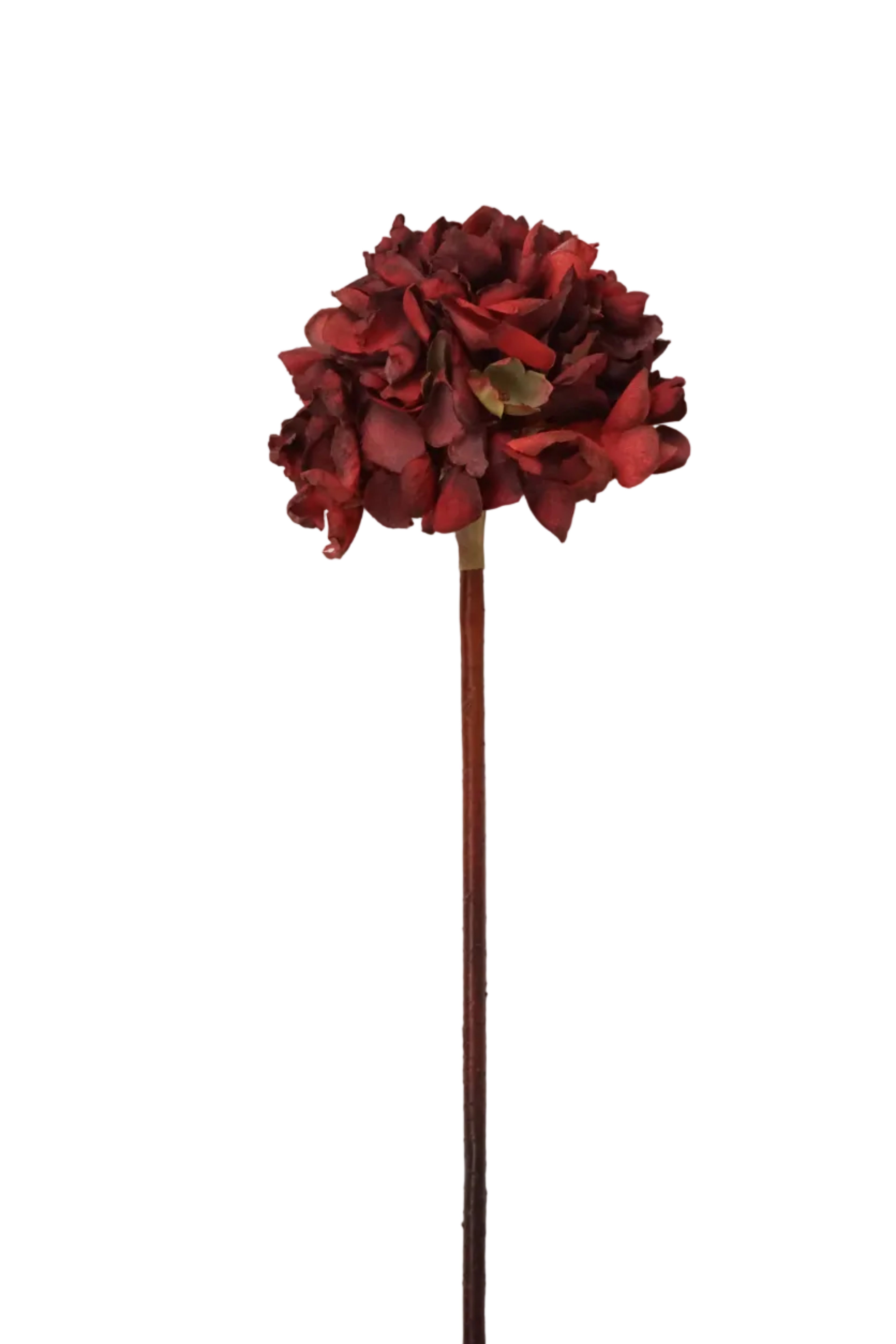 Faux Red Hydrangea