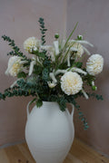 White Garden Gathering Arrangement