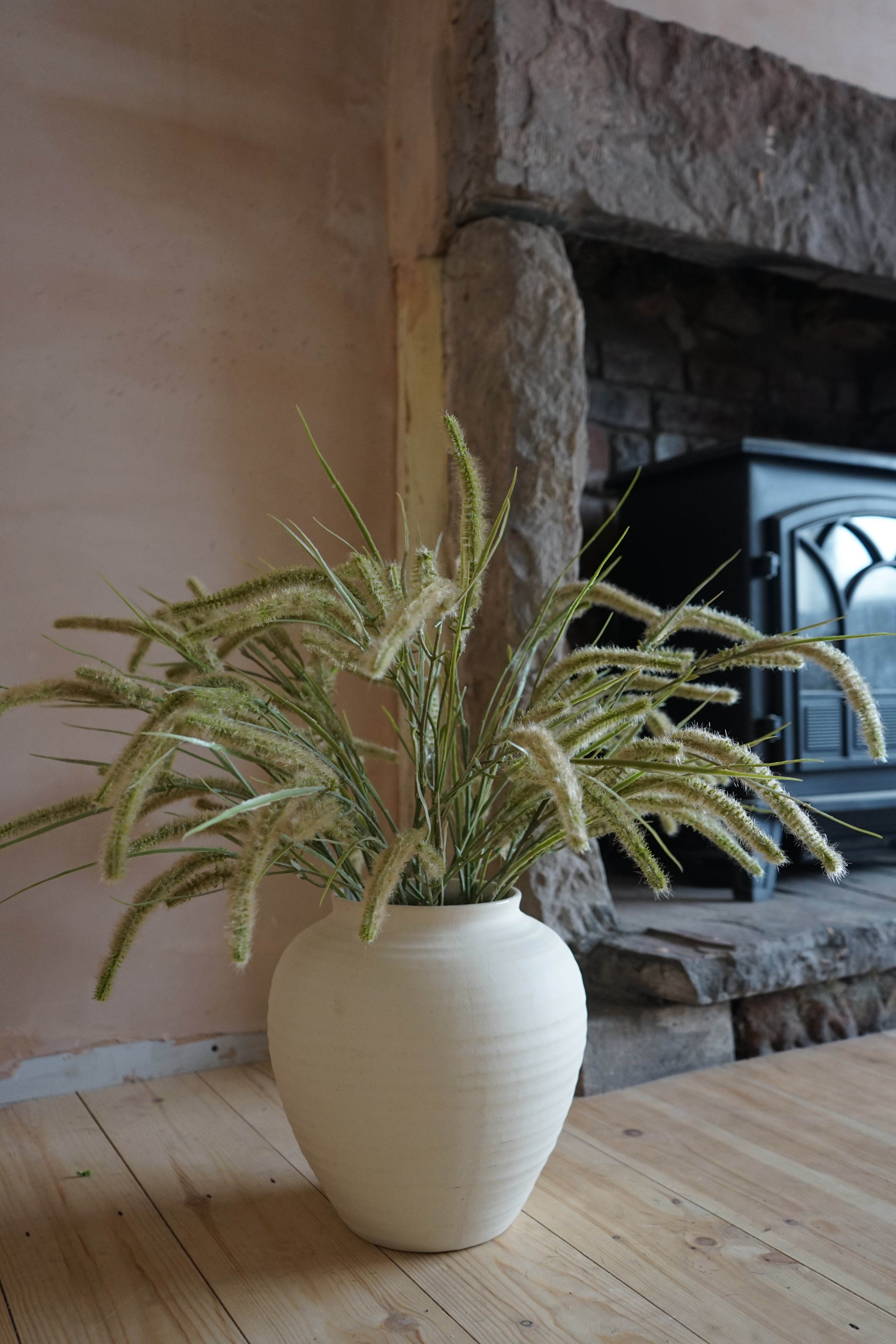 Faux Green Wild Grass