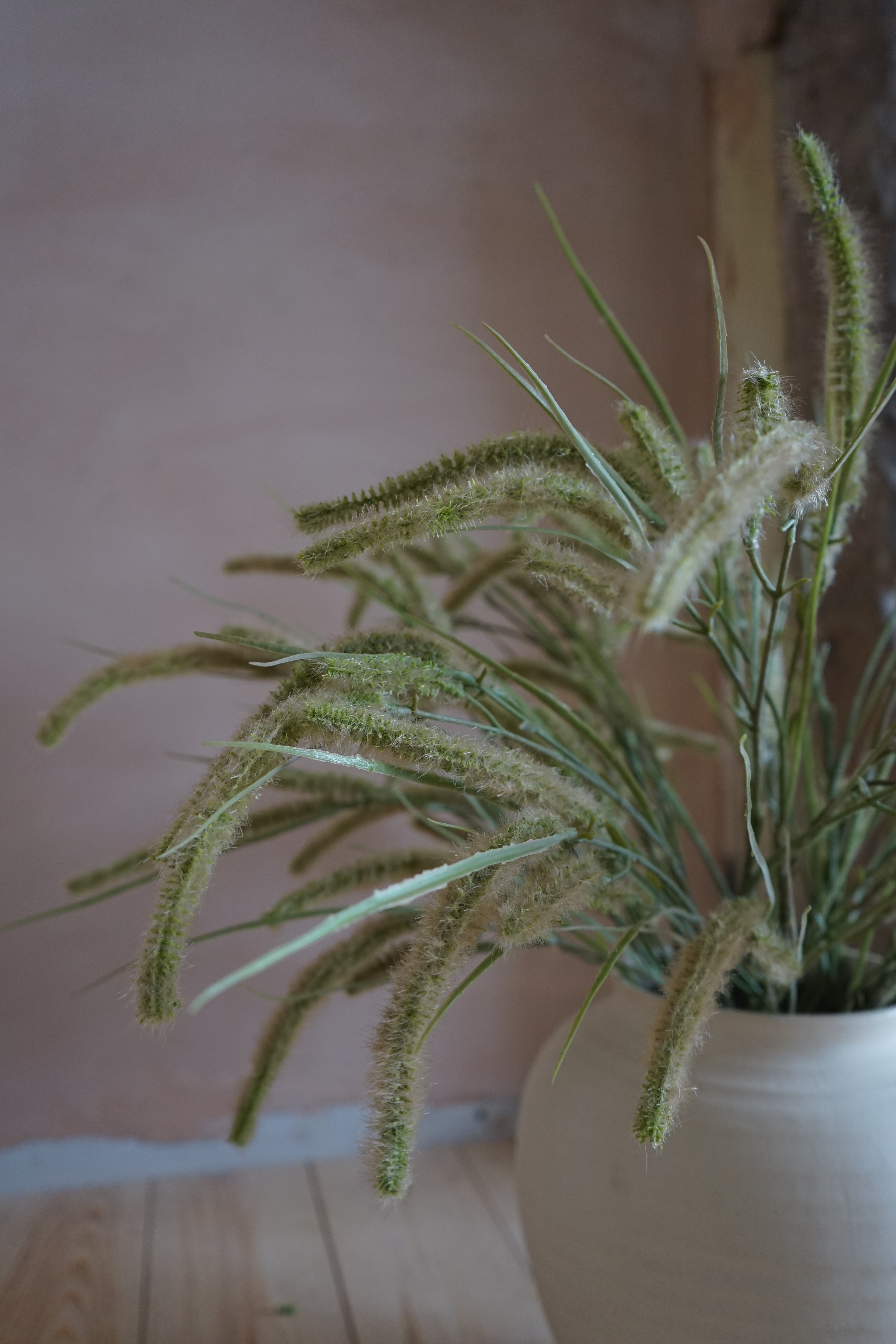 Faux Green Wild Grass