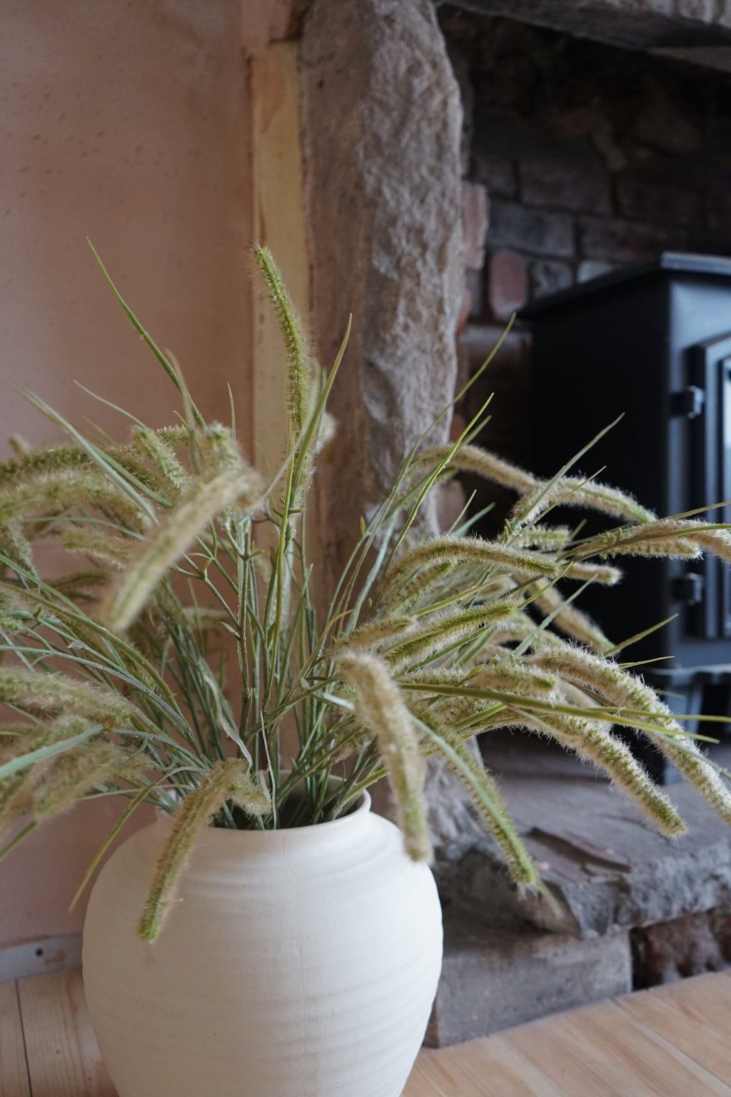 Faux Green Wild Grass