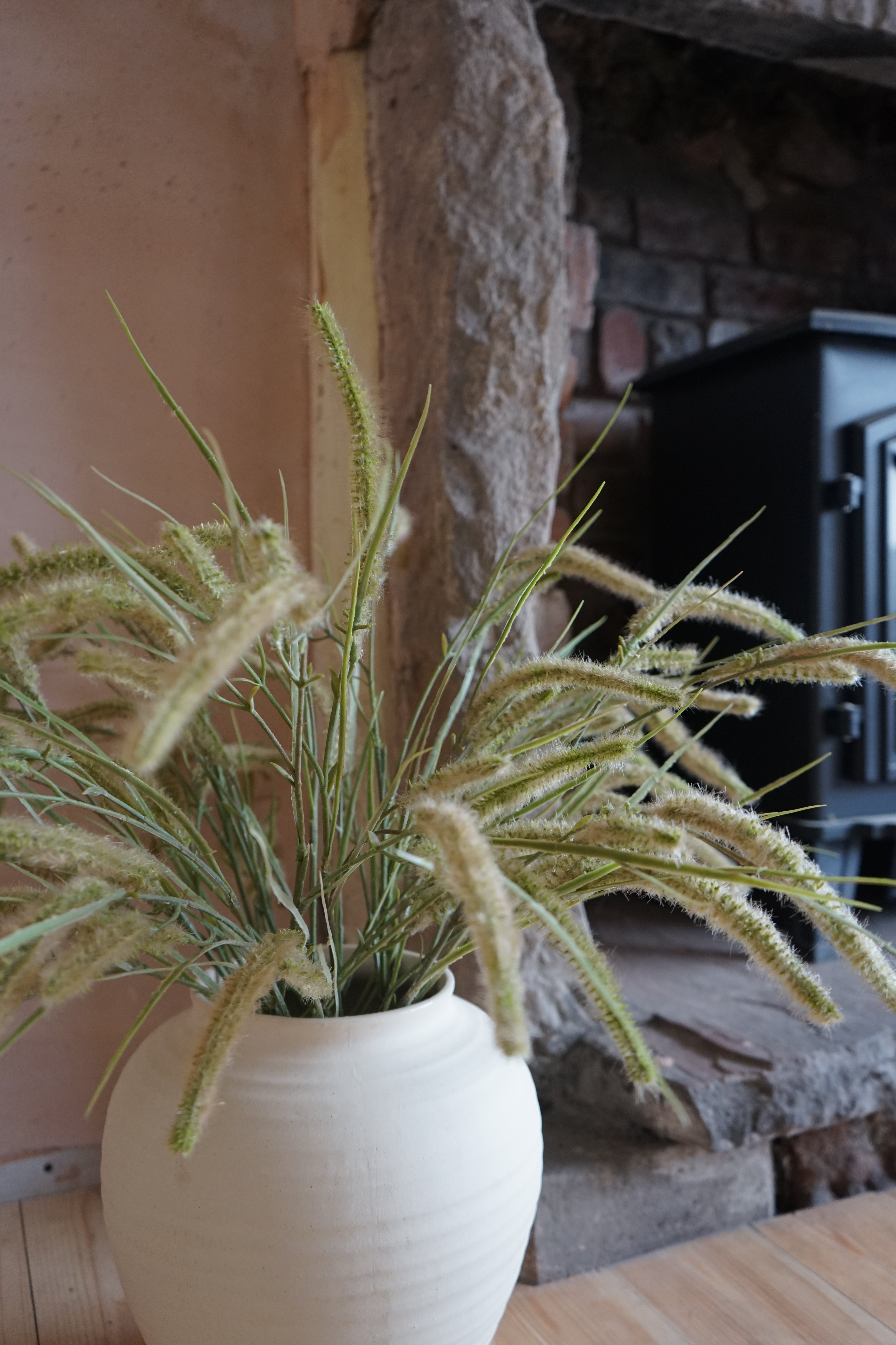 Faux Green Wild Grass