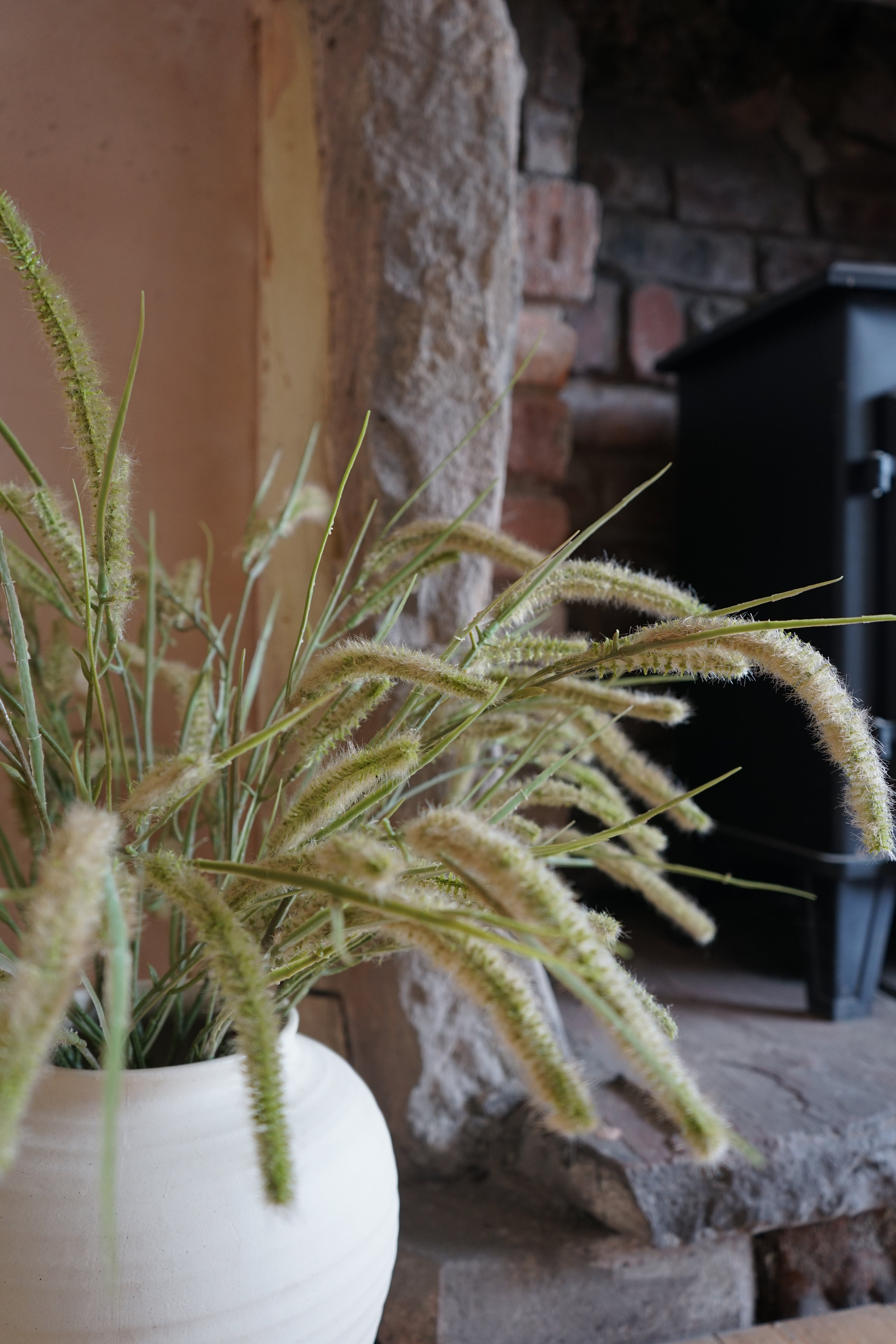 Faux Green Wild Grass