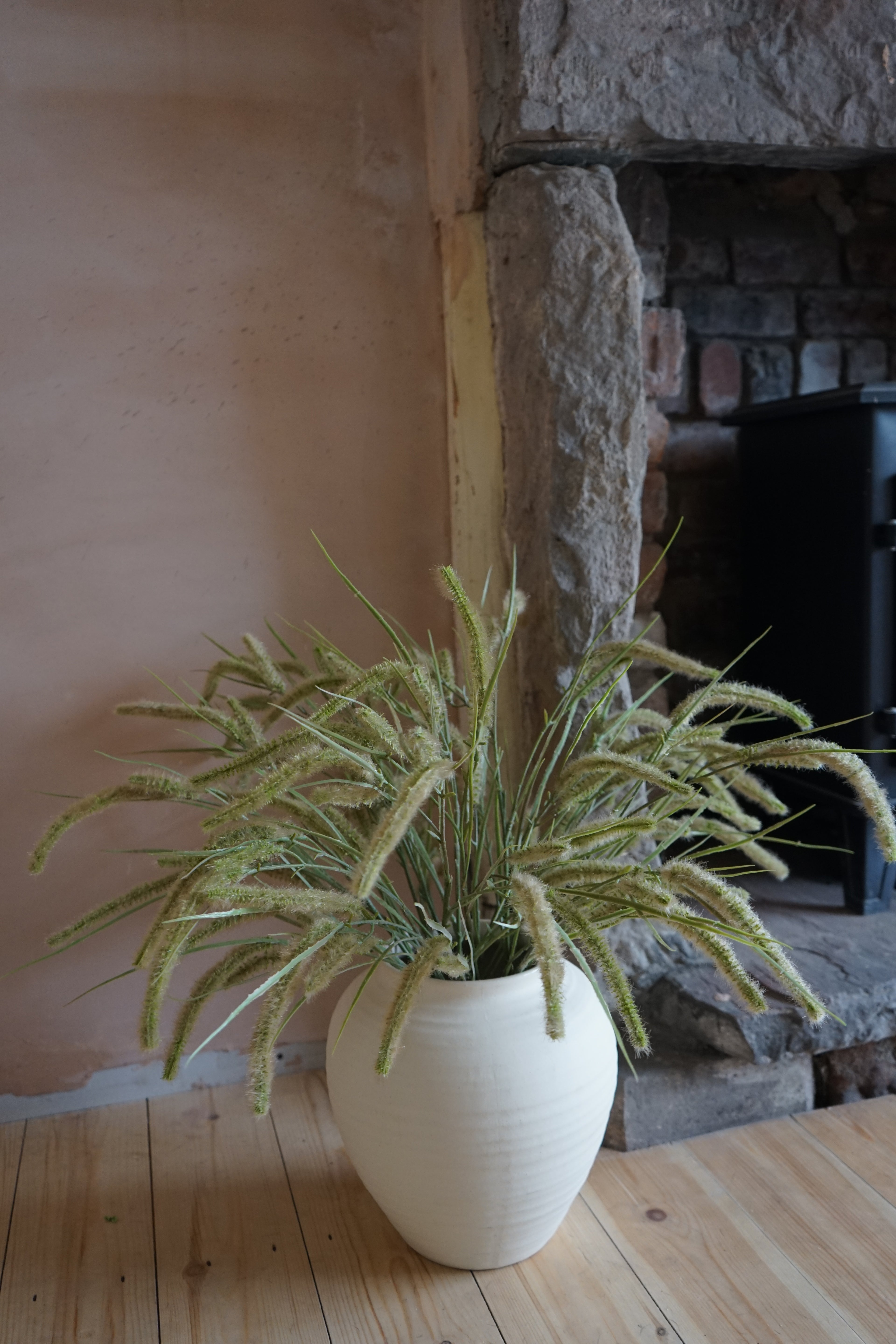 Faux Green Wild Grass