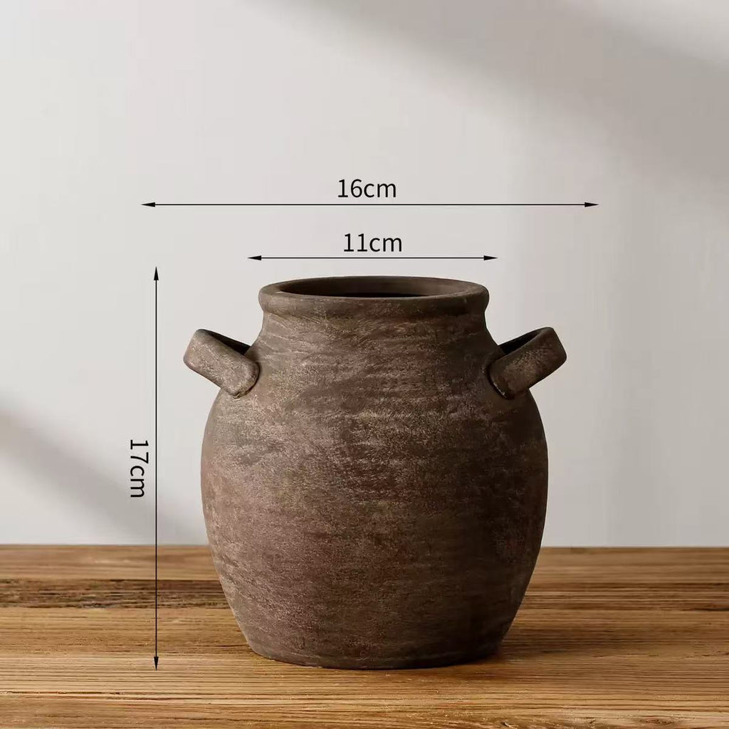 Aged Terracotta Vase