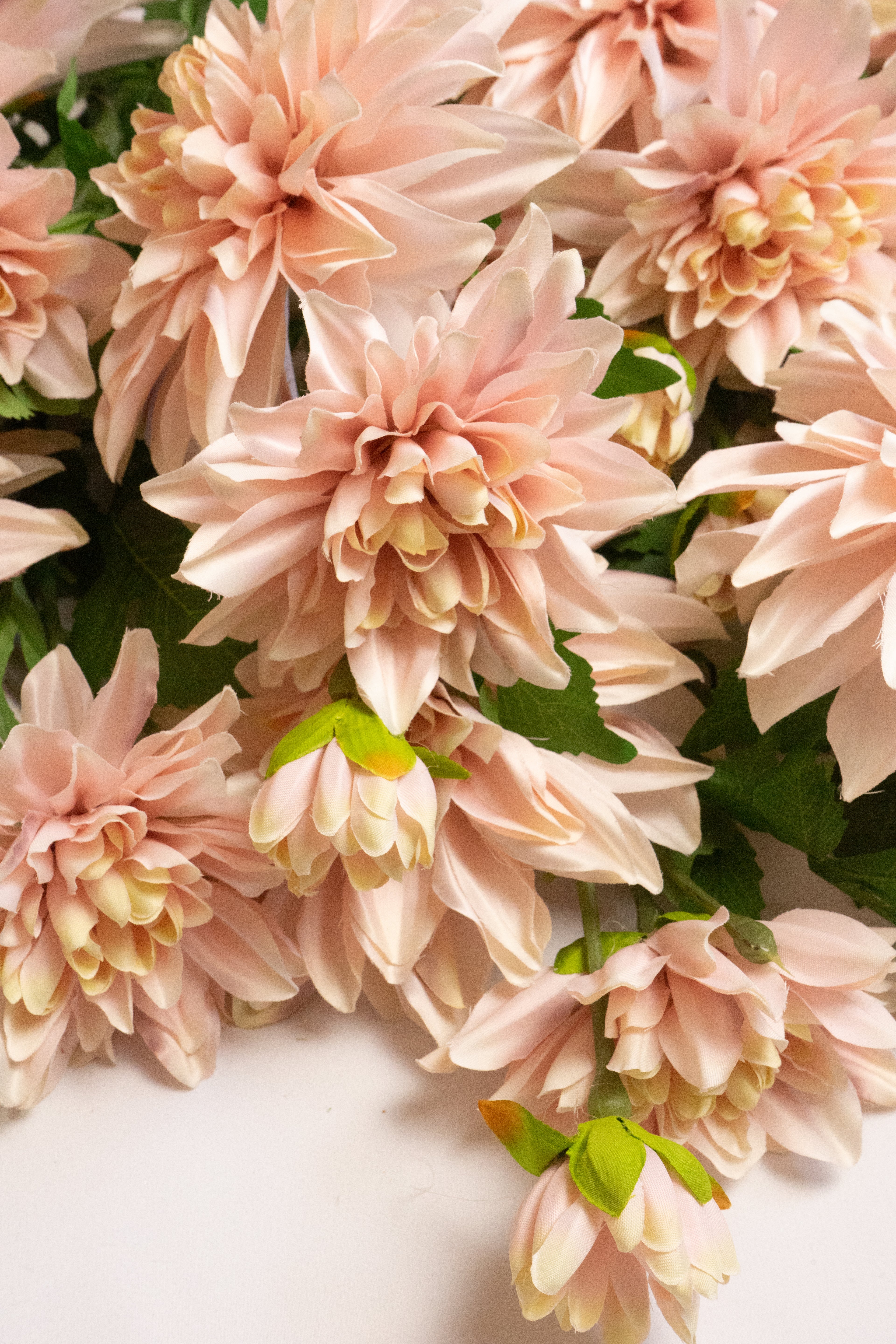 Faux Blush Pink Dahlia