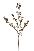 Faux Brown Sedum Berry Stem