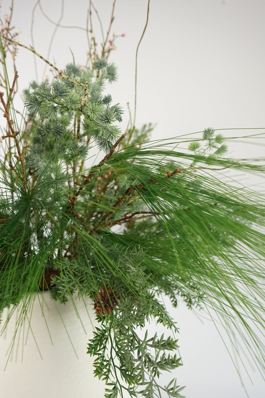 Faux Short Needle Pine Branch