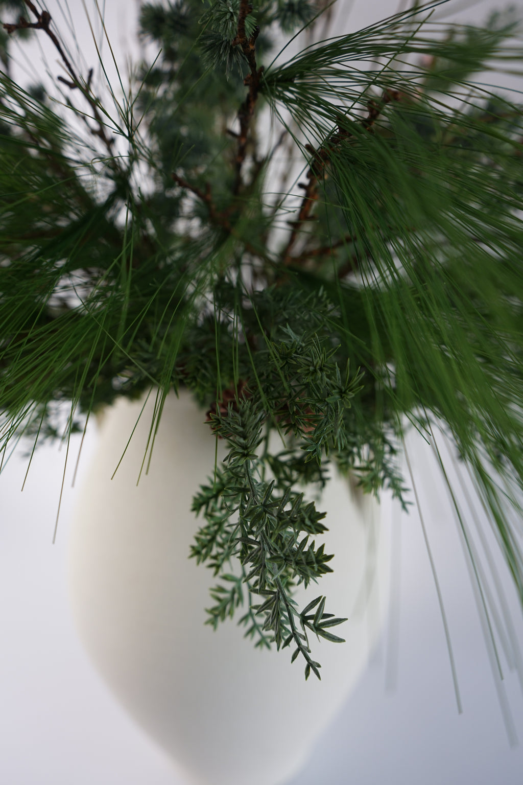 Faux Woodland Greenery Arrangement