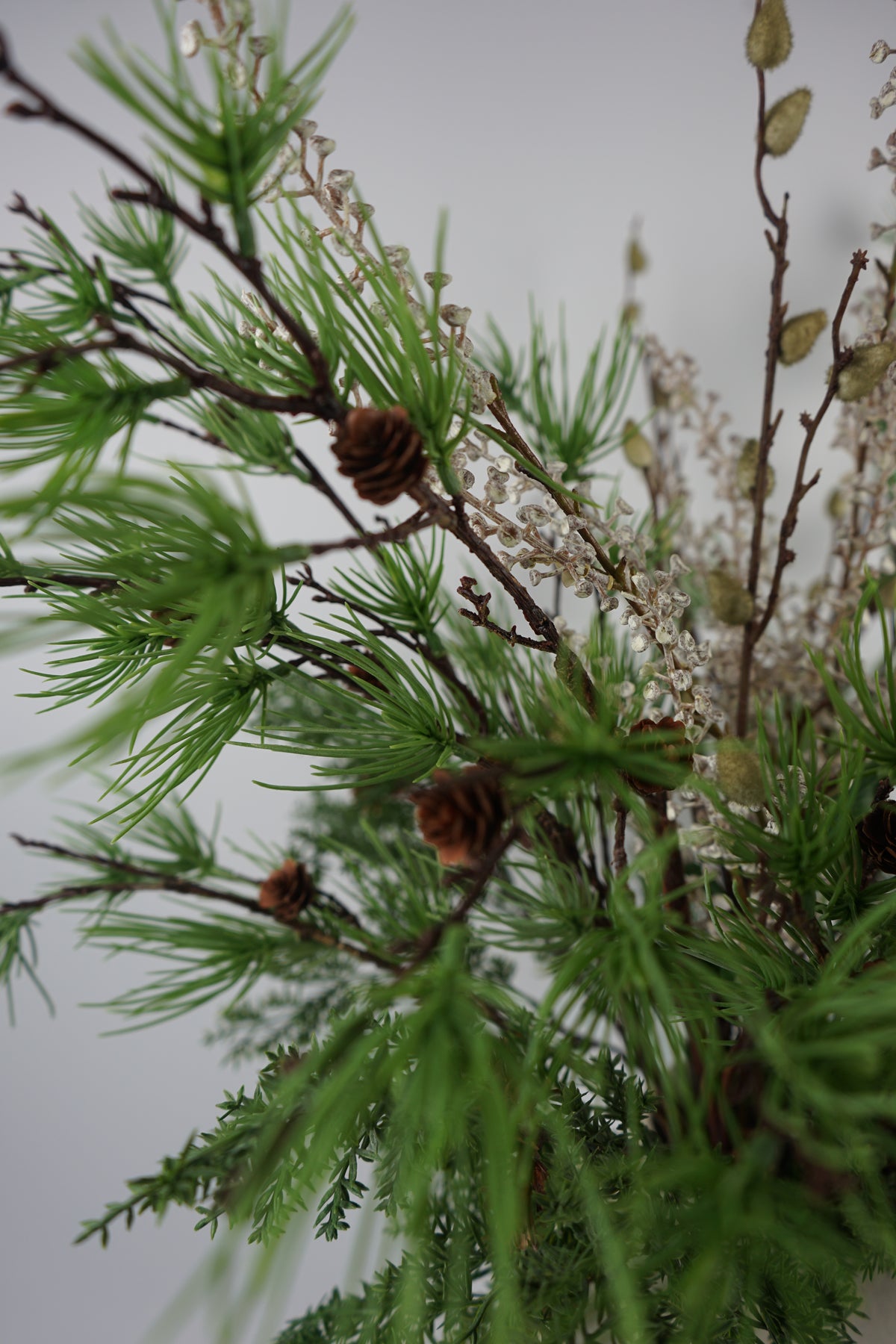 Faux Pine Spray Branch