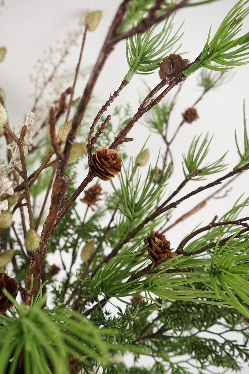 Faux Pine Spray Branch