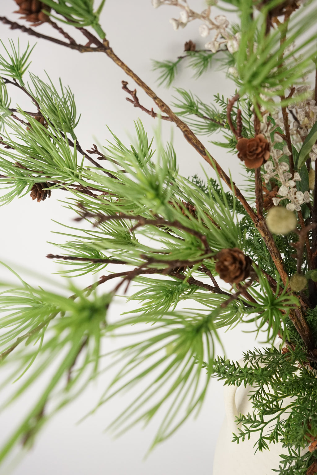 Faux Pine Spray Branch