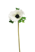 Faux White Anemone Stem